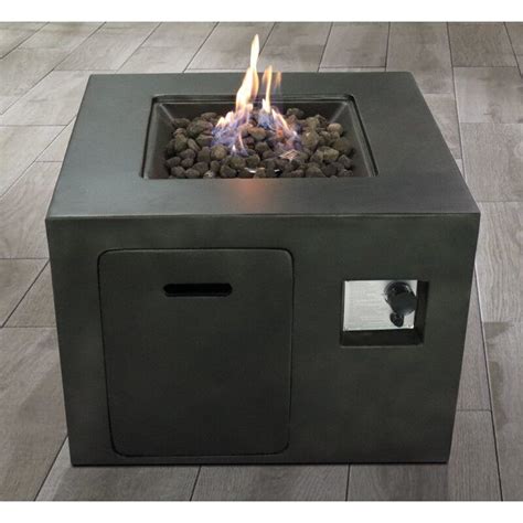 nidhogg box polyresin and stainless steel propane/natural gas fire pit|propane fire pit kits.